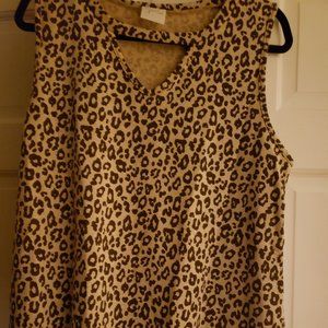 Animal Print Short Sleeve Top By Sew In Love